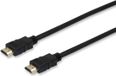 Equip 119374 HDMI-kabel HDMI Aansluitkabel HDMI-A-stekker 15.00 m Zwart Vergulde steekcontacten