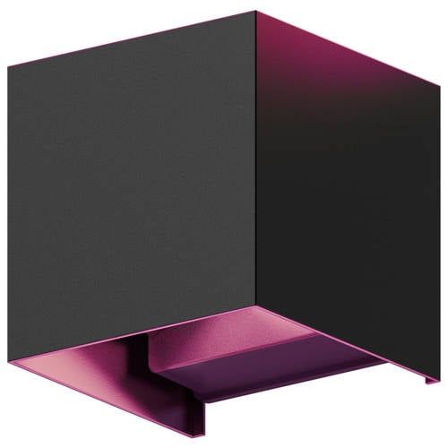 Calex Smart Outdoor Wandlamp - Slimme Up & Down Buitenlamp - RGB & Warm Wit Licht - Zwart