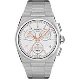 Tissot T1374171103100 PRX 41 mm Chronograph Bicolor Montre à quartz pour homme