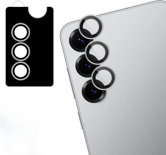imoshion Camera Lens Protector - Geschikt voor Samsung Galaxy S25 Plus - 2 Pack - Silver Shadow