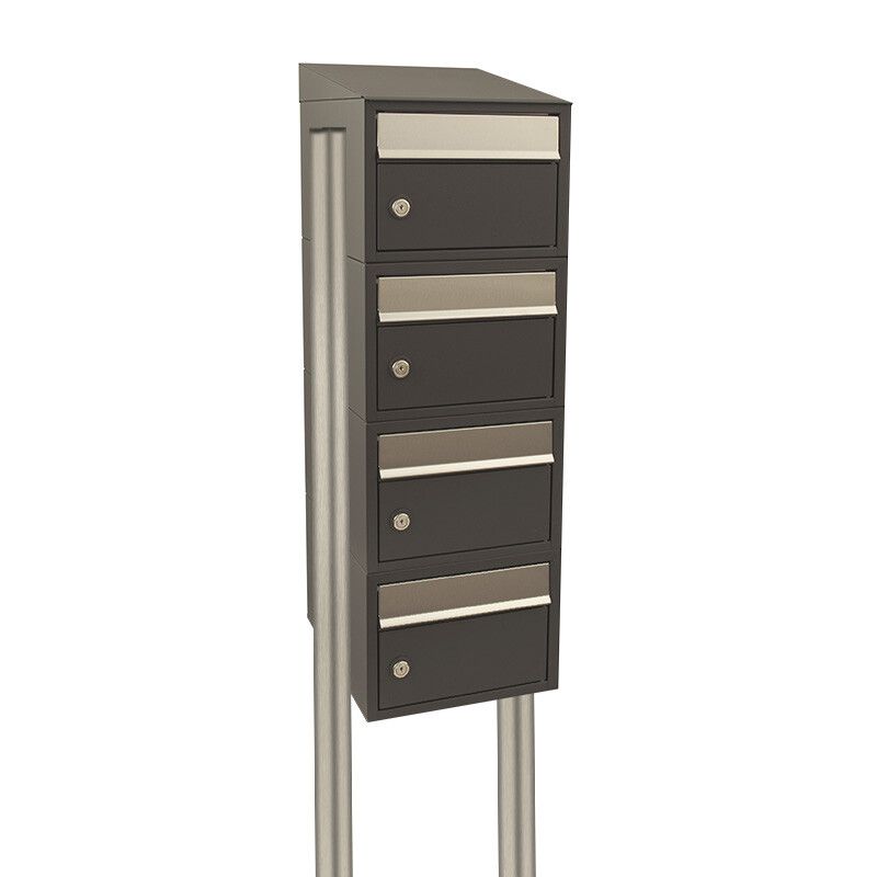 Stoer! Brickset 4-Hoog Met Dak Op Statief Antraciet - 40215065_1x4ds