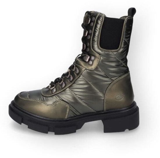 Dockers by Gerli Dames Geveterde laarzen - groen/zwart - EU38