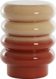 Light & Living Table d'appoint Mirogi - Crème/Oranje - Ø30cm - Moderne