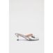 Moschino Sandales Argent Taille : 37