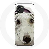 Maniacase Hoesje voor Samsung Galaxy A03 Greyhound Hondenras