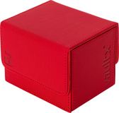 Vault X Exo-Tec® Zijbelading Trading Card Deck Box 100+ - Kaarthouder en opbergdoos - Rood