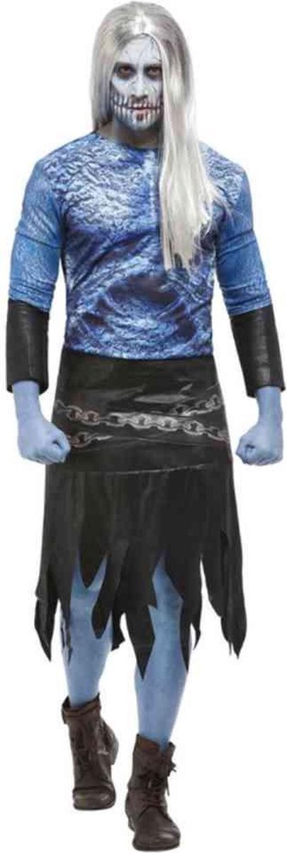 Smiffys Kostuum -XL- Winter Warrior Zombie Blauw