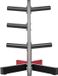 VEVOR Porte-disques, cadre en L, arbre à disques pour disques de 5 cm, arbre à disques standard, capacité de 227 kg, support de rangement de poids, support de barre longue