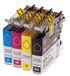 G&G NP-B-0123BKCMY Cartouche d'encre 4 Pièces Compatible Noir, Jaune, Cyan, Magenta
