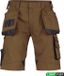 DASSY Holsterzakkenshort Leembrruin/antracietgrijs - Korte Werkbroek - Polyester - Maat 66