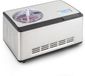 Klarstein Dolce Bacio Eismaschine mit Kompressor 2L LC Display Touch Edelstahl