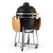 Klarstein Kingsize Kamado Grill Verrijdbaar Houtskool Zwart, Roestvrijstaal