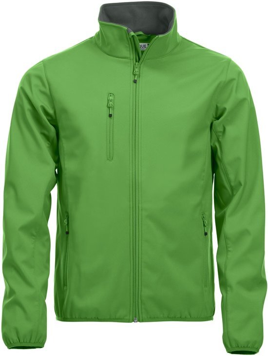 Clique Basic Softshell jacket heren grasgroen m