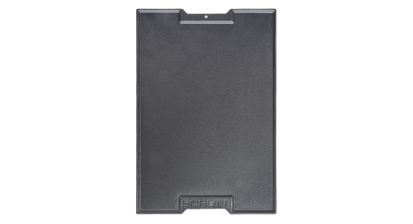 Boretti Grillplaat Carbone - Gietijzer - Zwart - Rechthoek - 41.5 x 27.5 cm