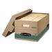 Bankiers Bankers Box STOR/File 1270101 Opbergdozen, middelgroot, FastFold, afneembaar deksel, 100% gerecycled, brieven, 12 stuks