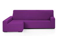 Martina Home Chaise Longue Stretch Sofa Cover, Textuur, Cardinal, Brazo izquierdo Largo (Visto de frente)