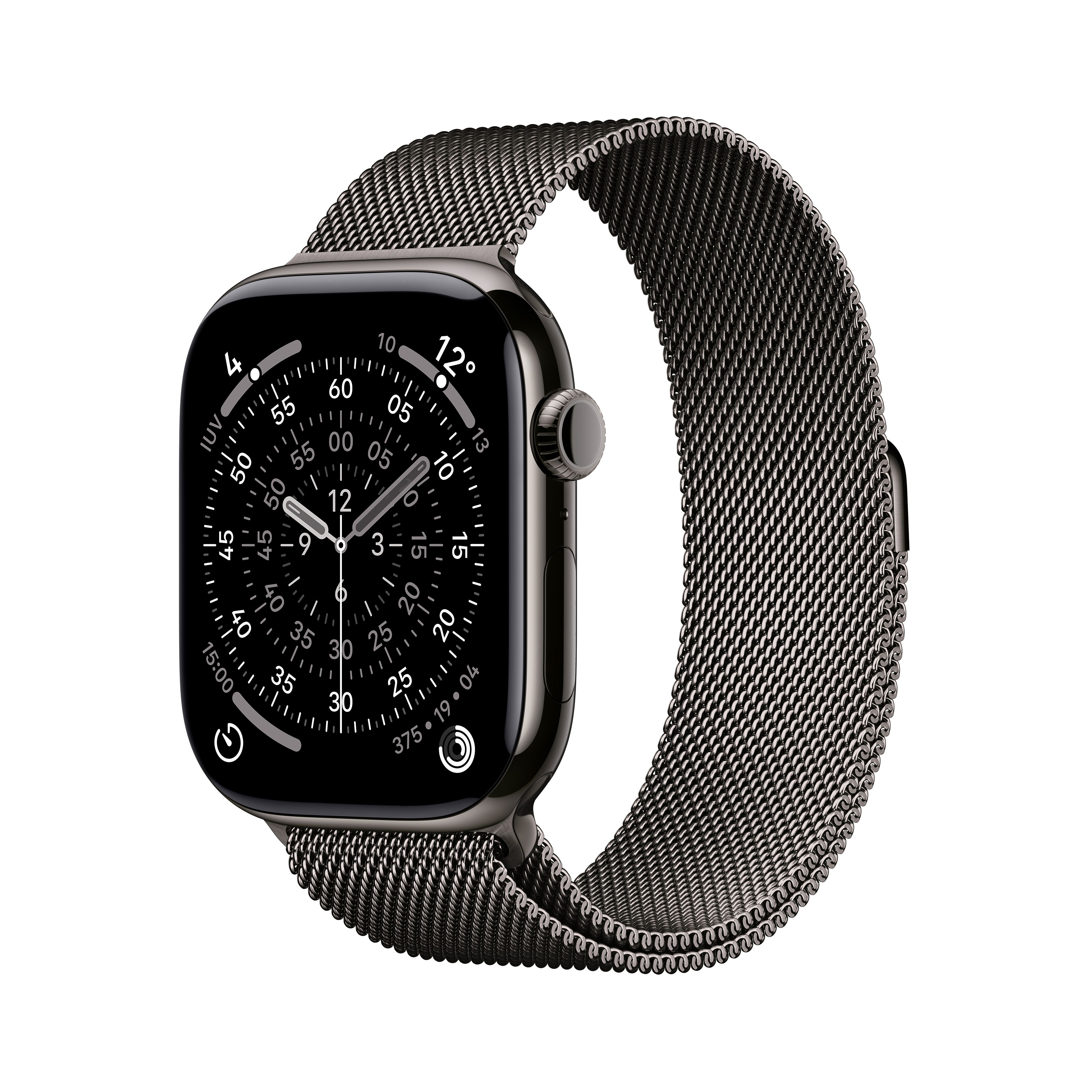Apple Watch Series 11 - Wifi + 5G - 46mm - Slate Titanium Case with Slate Milanese Loop - S/M