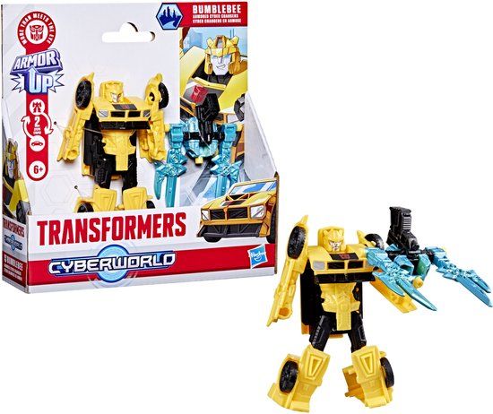 Hasbro Transformers Cyberworld Armored Cyber Changers Bumblebee