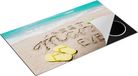 Chefcare Inductie Beschermer Best Mom Ever op het Strand met Slippers - 90x55 cm