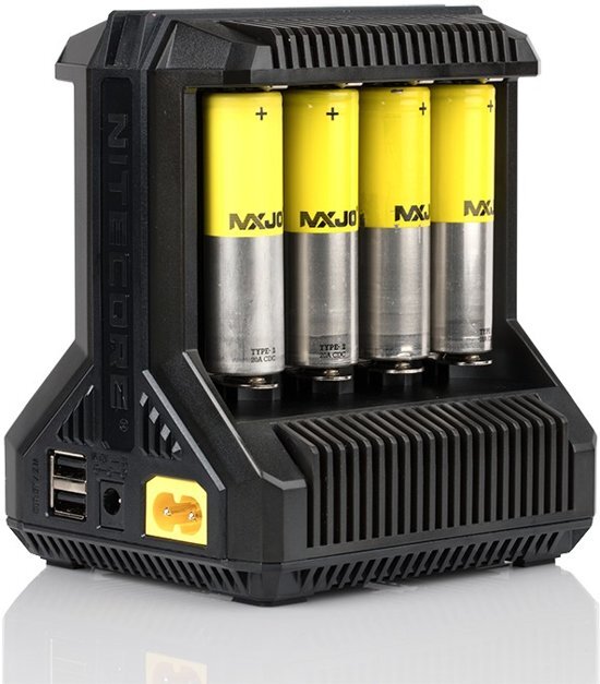 NITECORE batterijlader i8 - Intellicharge