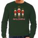 Bellatio Decorations foute kersttrui/sweater heren - Notenkrakers - groen - piemel/penis M