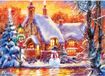 Master Pieces Holiday Snowman Cottage Glitter 500 pièces Puzzle