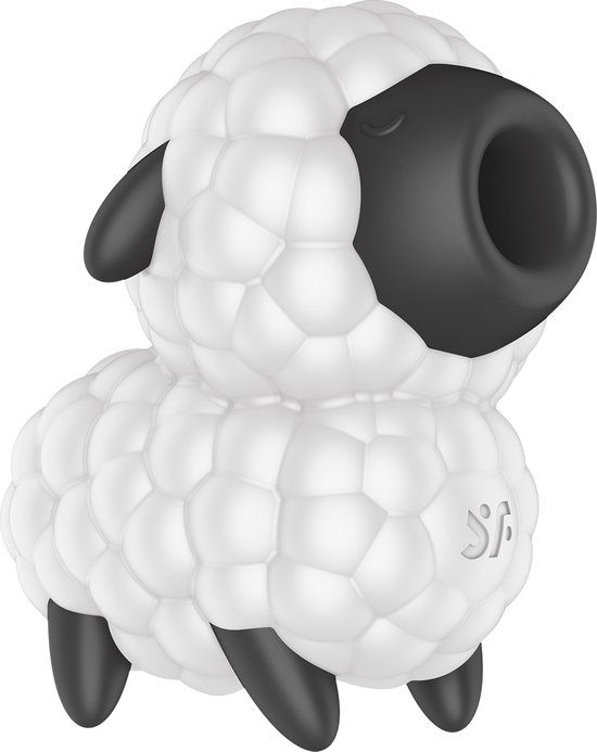 Satisfyer Dreamy Sheep Luchtdruk Vibrator Zwart/Wit