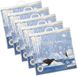 Papstar Draagtas koeltas voor lunch en flessen/voedsel - 10x - Frosty Times - 18 Liter - 52 x 52 cm