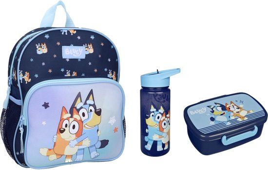 Bluey Schoolset; Rugzak en Lunchset