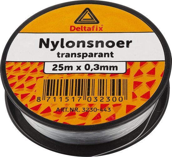 Deltafix Nylonsnoer 25x0.3