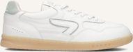 HUB Vancouver Sneakers Hommes - Sneaker en cuir - Blanc - Taille 41