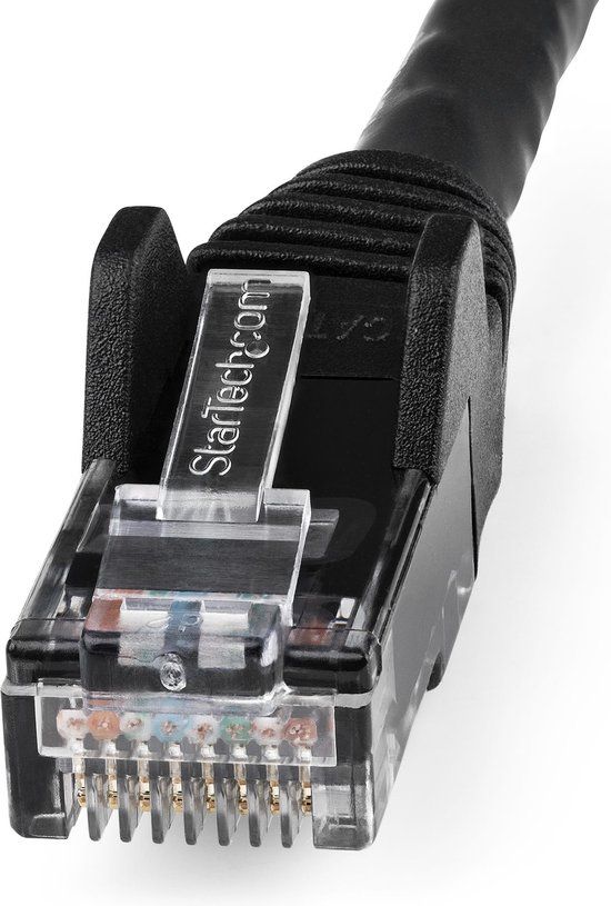 StarTech 5 meter CAT6 Gigabit Netwerkkabel - LZSH Snagless PoE - Zwart