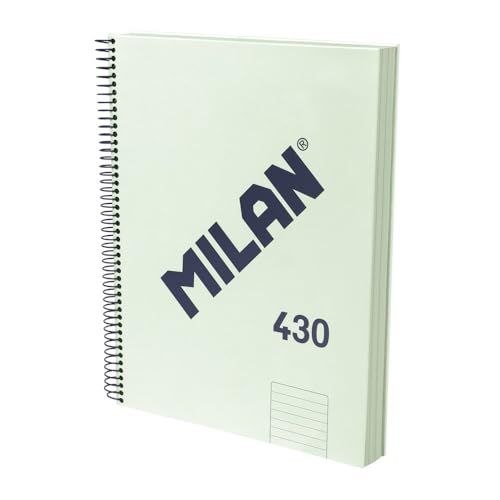 MILAN® Notitieboek A4, hardcover, gelinieerd, groen