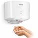 BAKAJI Elektrische handdroger, automatische wanddroger, voor badkamer, hotel, restaurant, bar, 1400 W, compact, hoge snelheid, koud en warm, contactloos, voor openbare badkamers