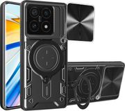 Techsuit Hoesje geschikt voor Xiaomi 14T Pro - CamGuard Pro Back Cover - Zwart