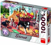 Dino puzzle chiens chiots 1000 pièces puzzle animaux.