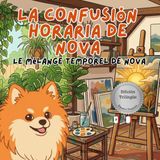 La Nova La confusión horaria de Nova | Le mélange temporel de Nova: Un libro infantil bilingüe en Español y Francés (Nova the Pomeranian Series)