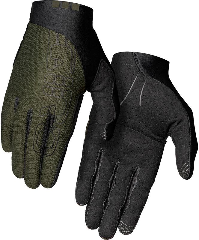 Giro Trixter Handschoenen Heren, olijf/zwart