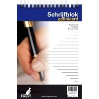 Kangaro Schrijfblok A5 Gelinieerd 60 grams 100 vel met spiraal