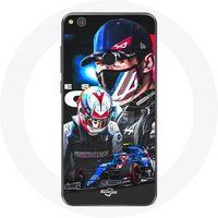 Maniacase Hoesje voor Huawei P8 Lite 2017 Formule 1 Esteban Ocon F1 autocoureur