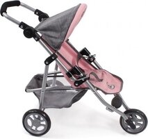 Bayer Chic 2000 Jogging Buggy Lola - Light Pink / Pink - For Baby Dolls
