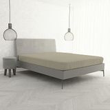 MB HOME ITALY Hoeslaken Max Color, Taupe, Tweepersoonsbed 170 x 200 cm