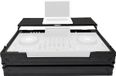 Magma DJ-Controller Workstation XDJ-AZ / XDJ-XZ, black/black (Wheels) - DJ-controller case