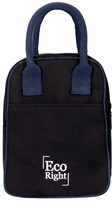 Eco Right Lunchtas voor dames en heren. Geïsoleerde tas, thermische tas, opvouwbare picknicktas, lichtgewicht voor werk en school.