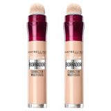 Maybelline New York multifunctionele correctiegom met modulaire afdekking, 2 stuks, 6 + 6 ml