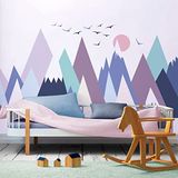 Ambiance Sticker Beyonka Scandinavische Bergen Kinderstickers 120 x 180 cm