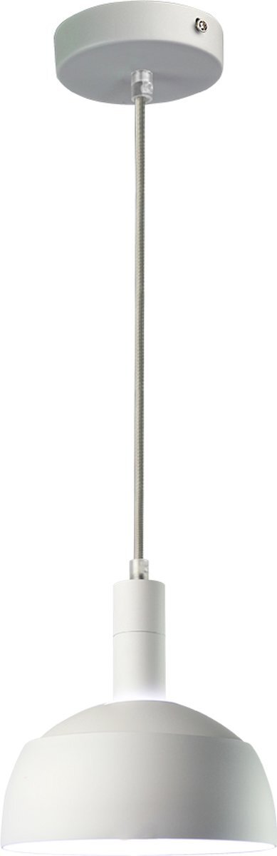 V-tac 3920 - Hanglamp met verstelbare / kantelbare aluminium lampenkap Ã˜180 - E14 - Wit - VT-7100