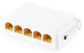 Switch réseau - Extendeur PoE - 1 entrée 4 sorties - Gigabit - 90 W - Passthrough