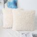 Merkloos Goodivery ® Kussensloop Set van Twee 45x45 cm Beige Polyester