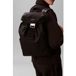 Calvin Klein Sac à dos à rabat tissé en relief Noir